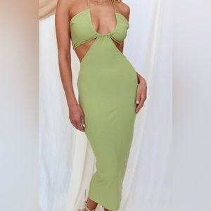 12th tribe dress- kiwi